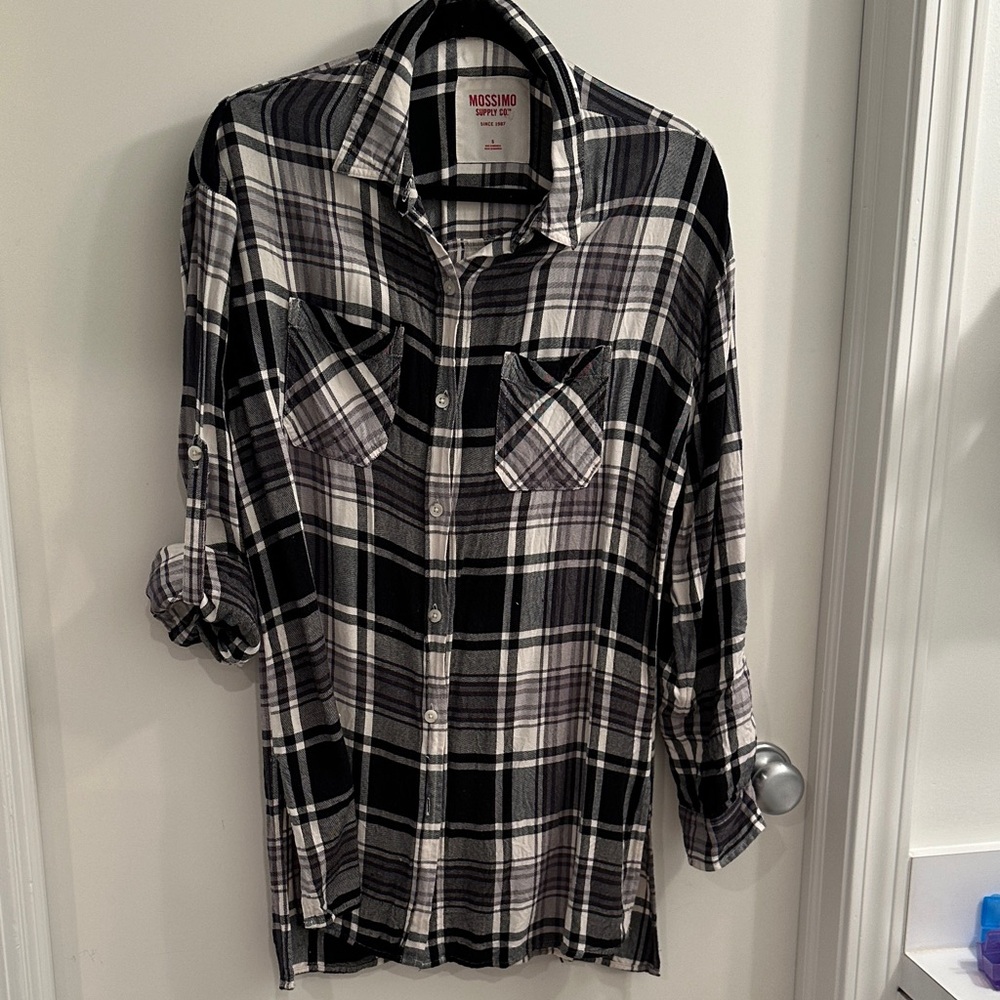Mossimo Supply Co. flannel plaid Plaid Casual Shirt